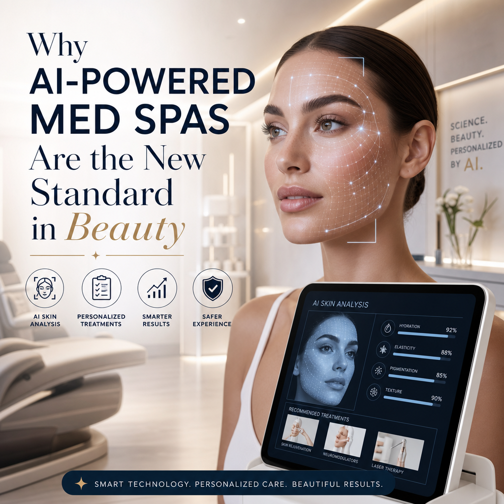 Illustration of Why AI-Powered Med Spas Are the New Standard in Beauty